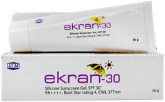 Ekran 30 Spf 30 Pa++++ Silicon Sunscreen Gel 50gm