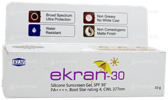 Ekran 30 Spf 30 Pa++++ Silicon Sunscreen Gel 50gm