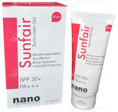 Sunfair Spf 30+ Pa+++ Sunscreen Gel 50Gm