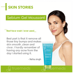Bioderma Sebium Moussant Purifying Cleansing Foaming Gel 100ml