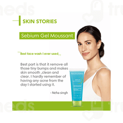 Bioderma Sebium Moussant Purifying Cleansing Foaming Gel 100ml