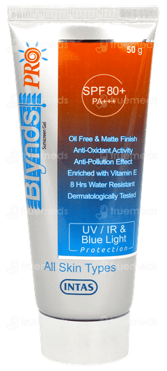 Blynds Pro Spf 80+ Pa+++ Sunscreen Gel 50gm