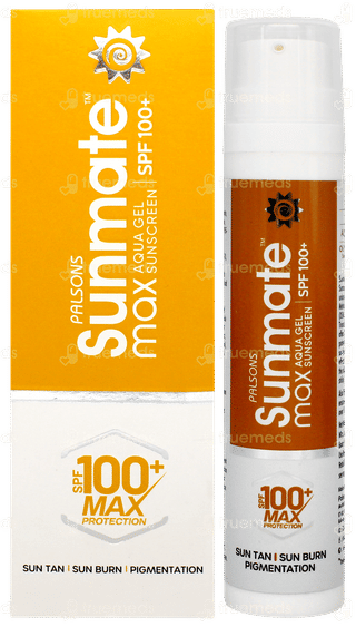 Sunmate Max Spf 100+ Sunscreen Aqua Gel 50gm