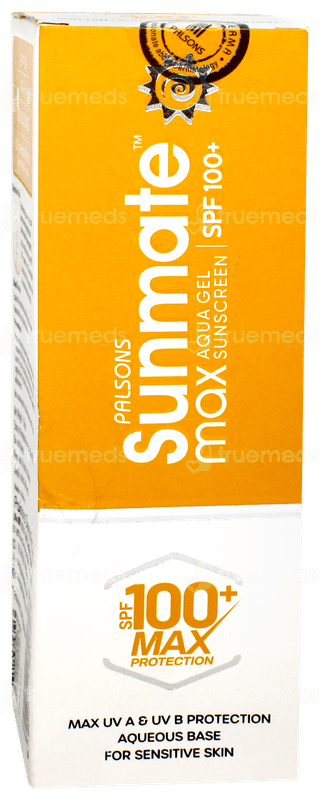 Sunmate Max Spf 100+ Sunscreen Aqua Gel 50gm