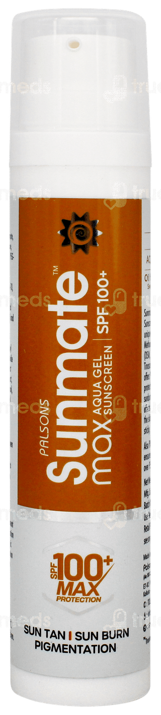 Sunmate Max Spf 100+ Sunscreen Aqua Gel 50gm