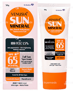 Venusia Sun Mineral Spf 65+ Pa++++ Sunscreen Gel 50gm