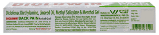 Diclowin Back Pain Relief Gel 35gm