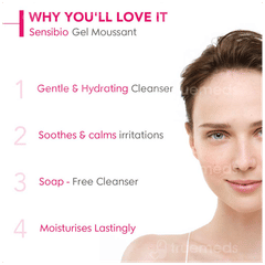 Bioderma Sensibio Moussant Soothing Micellar Cleansing Foaming Gel 500ml