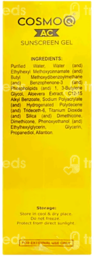 Cosmo Q Ac Spf 30 Pa+++ Sunscreen Gel 60Gm