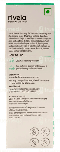 Rivela Dermascience Allantoin And Salicylic Acid Gel 50Ml