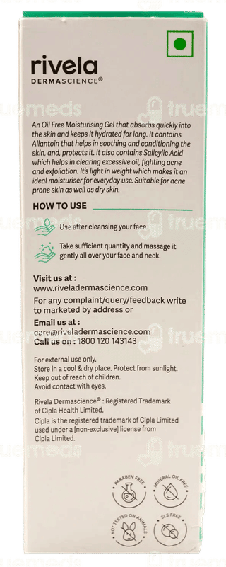 Rivela Dermascience Allantoin And Salicylic Acid Gel 50Ml