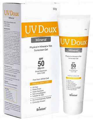 Uv Doux Mineral Spf 50 Pa+++ Sunscreen Gel 50gm