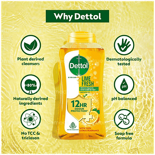 Dettol Lime Fresh Shower Gel 250ml