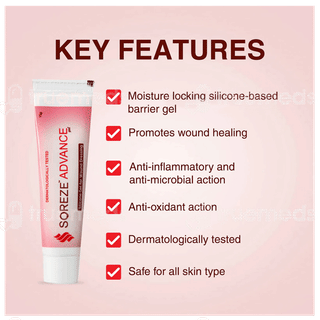 Soreze Advance Gel 15Gm