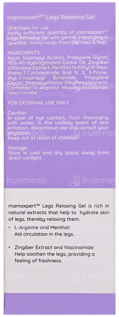 Mamaxpert Legs Relaxing Gel 60ml Mamaxpert Legs Relaxing Gel 60ml