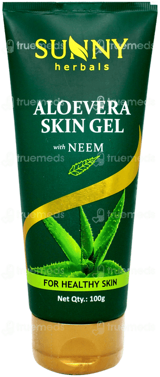 Sunny Herbals Aloevera With Neem Skin Gel 100gm