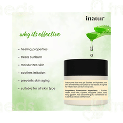 Inatur Organic Alo Vera Gel 100Gm