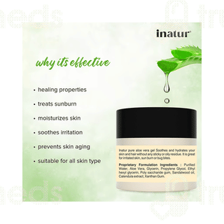 Inatur Organic Alo Vera Gel 100Gm