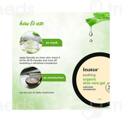 Inatur Organic Alo Vera Gel 100Gm