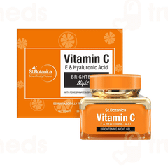 St Botanica Vitamin C E & Hyaluronic Acid Brightening Night Gel 50Gm