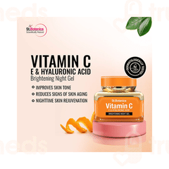 St Botanica Vitamin C E & Hyaluronic Acid Brightening Night Gel 50Gm