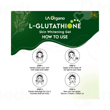 La Organo L Glutathione Skin Whitening Gel 100gm - Uses, Side Effects,  Dosage, Price