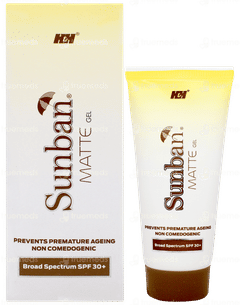 Sunban Matte Spf 30+ Pa+++ Gel 75gm