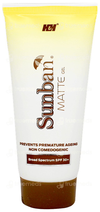 Sunban Matte Spf 30+ Pa+++ Gel 75gm