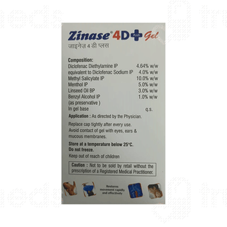 Zinase 4d Plus Gel 30gm