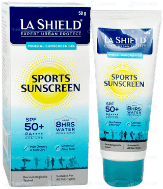 La Shield Expert Urban Protect Sports Spf 50+ Pa+++ Mineral Sunscreen Gel 50gm