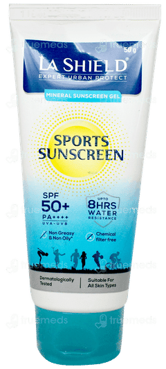 La Shield Expert Urban Protect Sports Spf 50+ Pa+++ Mineral Sunscreen Gel 50gm