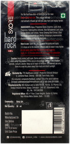 Skore Hard Rock Gel 30Ml