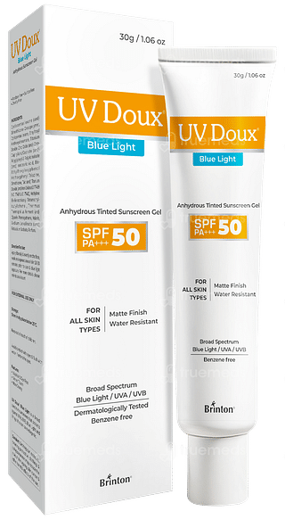 Uv Doux Blue Light Spf 50 Pa+++ Anhydrous Sunscreen Gel 30gm