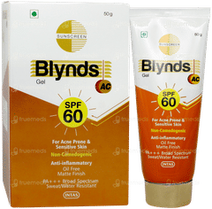 Blynds Ac Spf 60 Pa+++ Sunscreen Gel 50gm