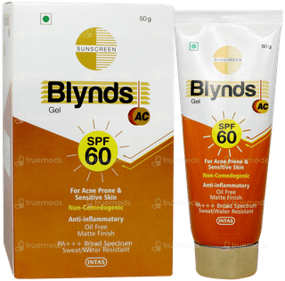 Blynds Ac Spf 60 Pa+++ Sunscreen Gel 50gm