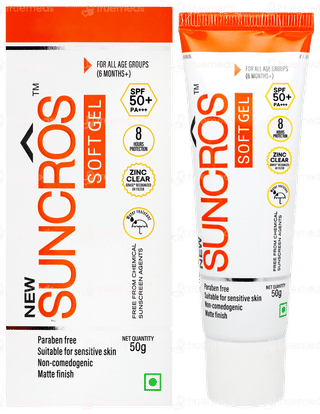 Suncros Soft New Spf 50+ Pa+++ Matte Finish Gel 50gm