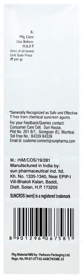 Suncros Soft New Spf 50+ Pa+++ Matte Finish Gel 50gm