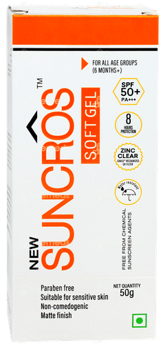Suncros Soft New Spf 50+ Pa+++ Matte Finish Gel 50gm