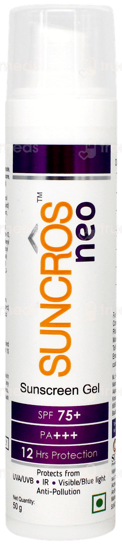 Suncros Neo Spf 75+ Pa+++ Sunscreen Gel 50gm