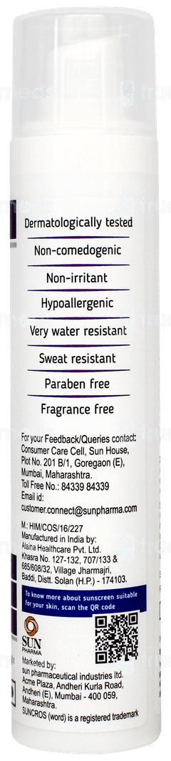 Suncros Neo Spf 75+ Pa+++ Sunscreen Gel 50gm