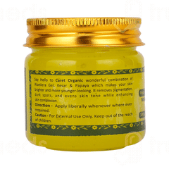 Caret Organic Papaya & Kesar Aloevera Gel 100gm