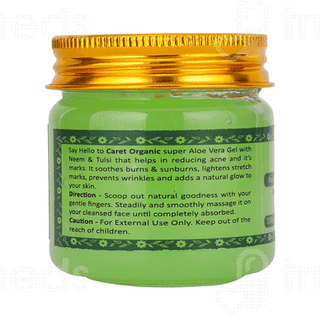 Caret Organic Neem & Tulsi Aloevera Gel 100gm