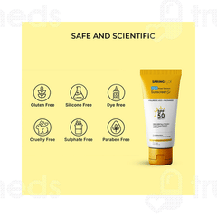 Spring H2o Aqua Ultra Light Spf 50 Pa++++ Sunscreen Gel 50ml