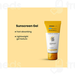 Spring H2o Aqua Ultra Light Spf 50 Pa++++ Sunscreen Gel 50ml