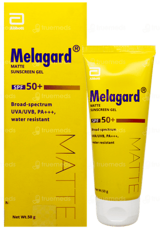 Melagard Matte Spf 50+ Pa+++ Sunscreen Gel 50gm