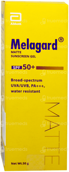 Melagard Matte Spf 50+ Pa+++ Sunscreen Gel 50gm