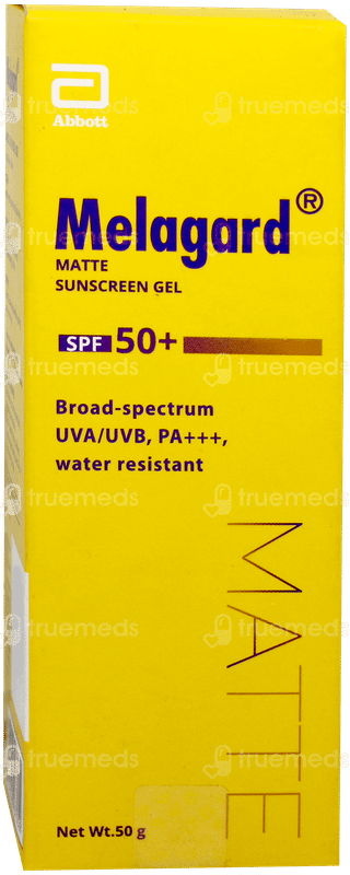 Melagard Matte Spf 50+ Pa+++ Sunscreen Gel 50gm
