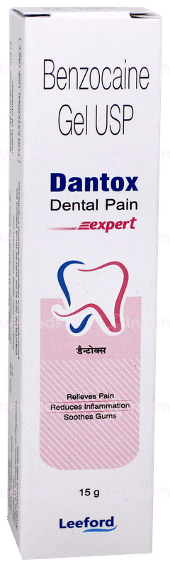 Dantox Dental Pain Expert Gel 15Gm Dantox Dental Pain Expert Gel 15Gm