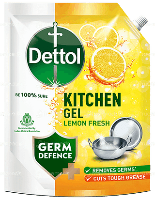 Dettol Lemon Fresh Kitchen Gel 1500ml