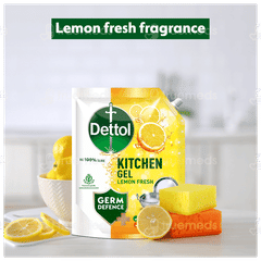 Dettol Lemon Fresh Kitchen Gel 1500ml